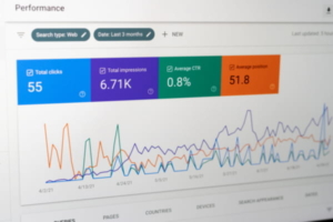Google analytics metrics being used to measure affiliate marketing results